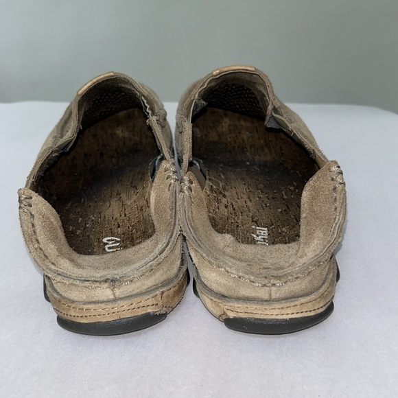 Olukai Moloa Kohana Casual Slip On Shoes Loafers Perforated Tan mens size 8 - Picture 5 of 10